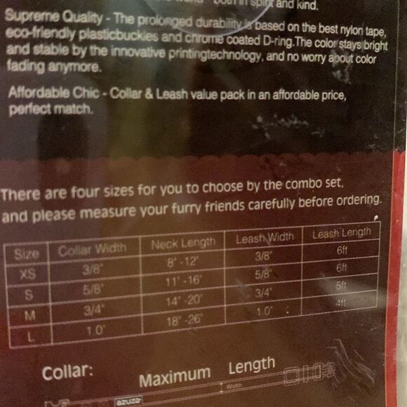 Dog Leash and collar green/red striped for Holiday cheer. Large - Picture 6 of 6